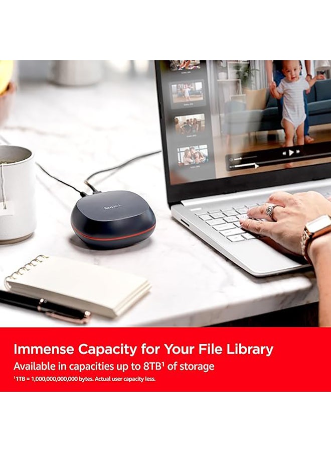 sandisk 8TB Desk Drive – Desktop External SSD, Up to 1000MB/s, USB -C, USB 3.2 Gen 2 Solid State Drive - SDSSDT40-8T00-NA25 - Image 4