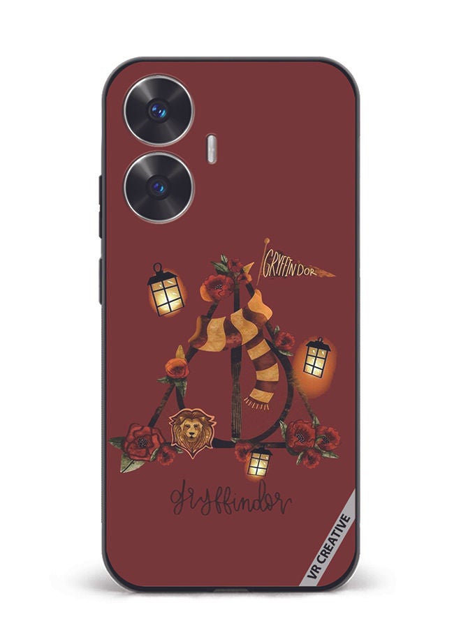 VR CREATIVE Protective Case Cover For Realme C55 Gryffindor Design Multicolour - Image 1
