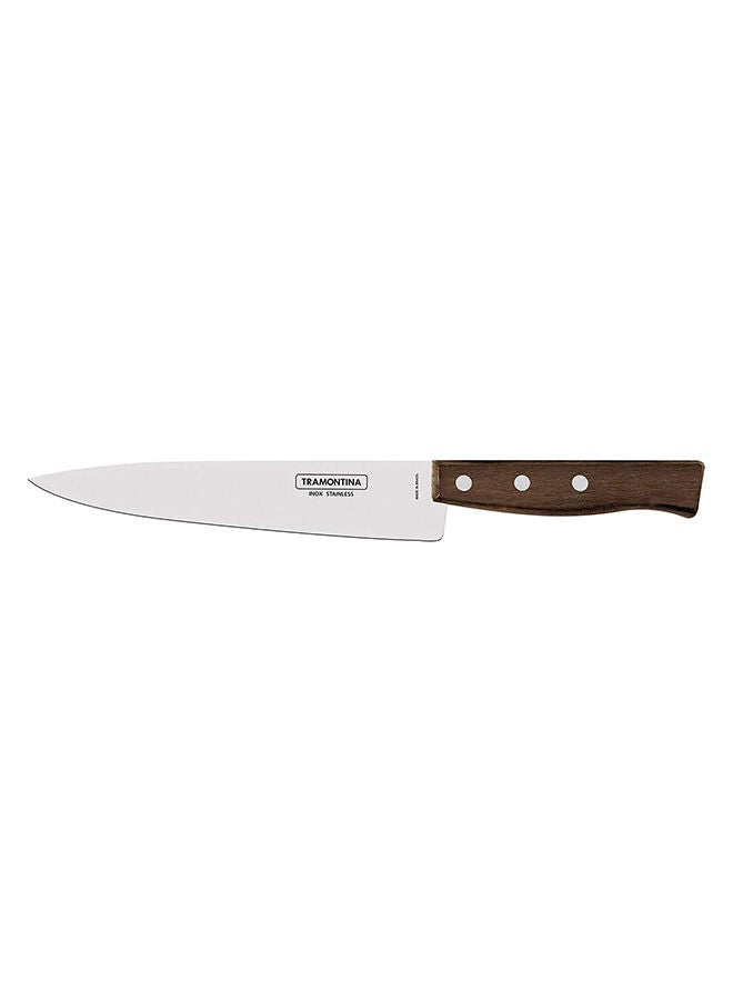 TRAMONTINA Kitchen Knife with Stainless Steel Blade And Natural Wood Handle