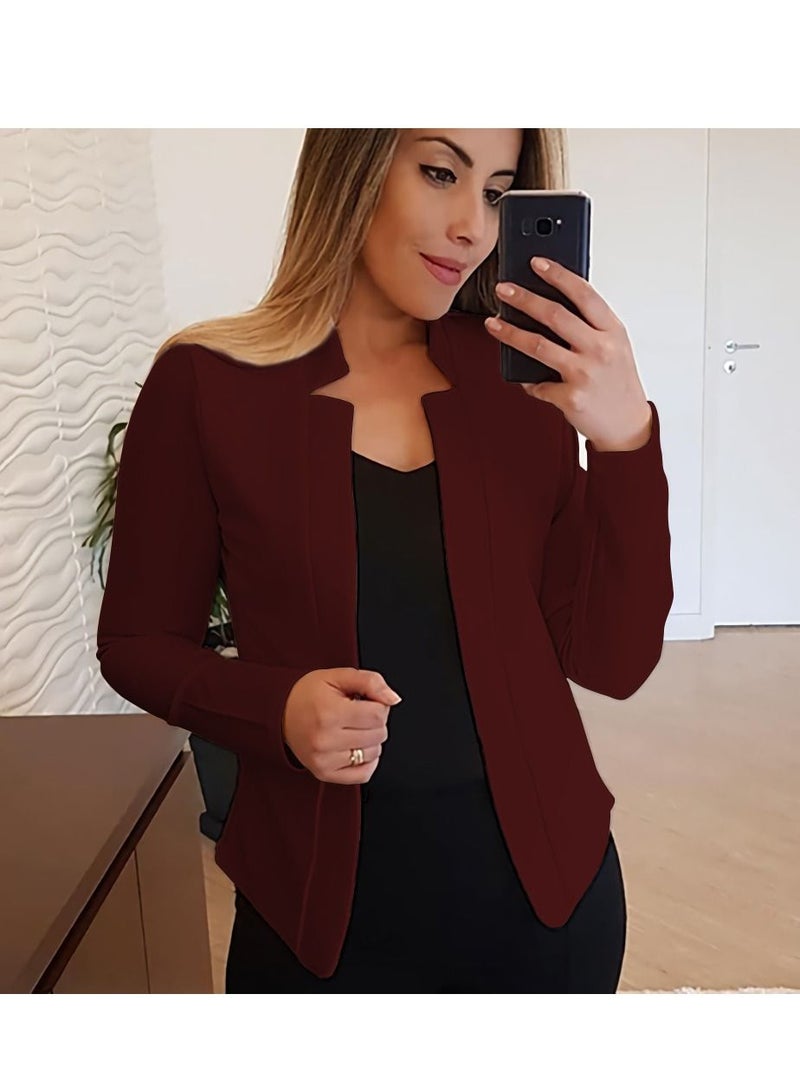Loquat Women's New Fashion Simple Slim Coat 