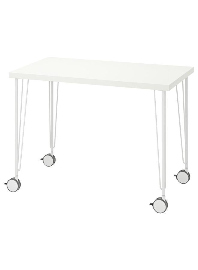 erorex Desk, White, 100X60 Cm - Image 1