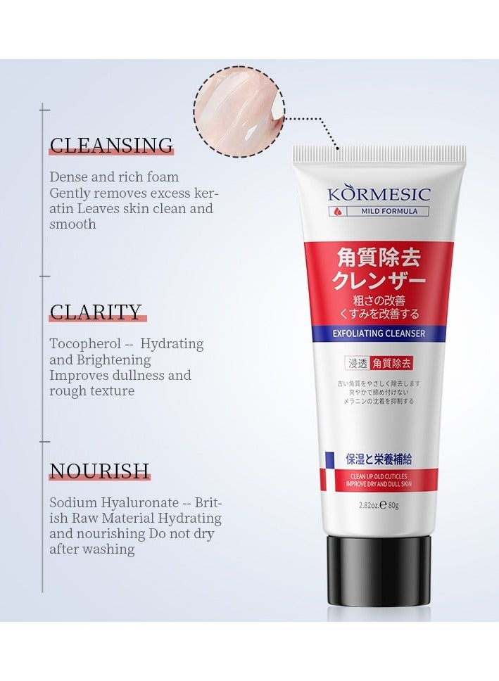 Kormesic Gentle Exfoliating Facial Cleanser | Deep Cleansing & Radiance - Image 3