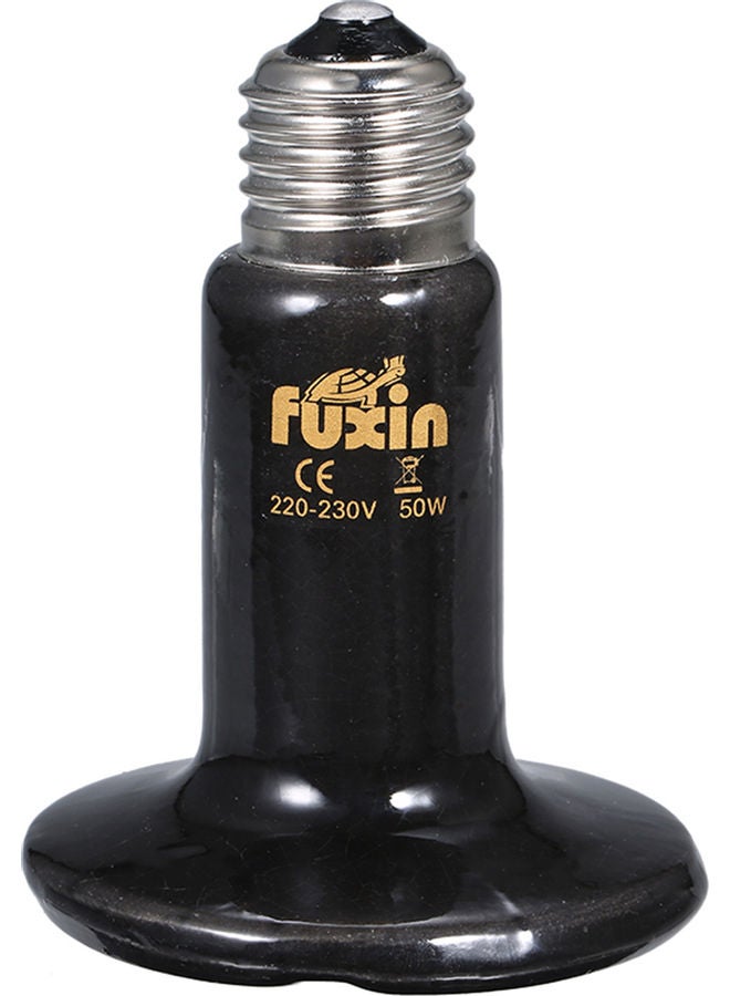 Ceramic heating lamp AC220-230V 50W Black 11.5*9*9cm - Image 1