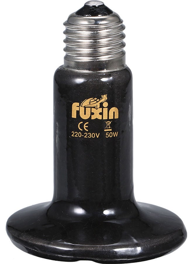 Ceramic heating lamp AC220-230V 50W Black 11.5*9*9cm - Image 2