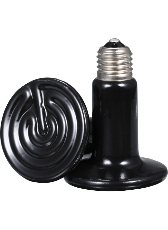 Ceramic heating lamp AC220-230V 50W Black 11.5*9*9cm - Image 3