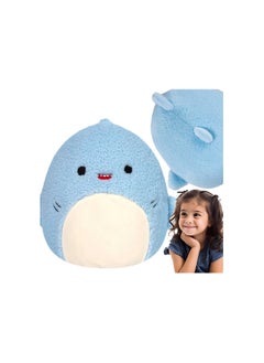 SQUISHMALLOW SQUISHMALLOWS FUZZAMALLOWS BLUE SHARK DAVIE PLUSH TOY 30 cm  - Image 2