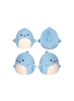 SQUISHMALLOW SQUISHMALLOWS FUZZAMALLOWS BLUE SHARK DAVIE PLUSH TOY 30 cm  - Image 4