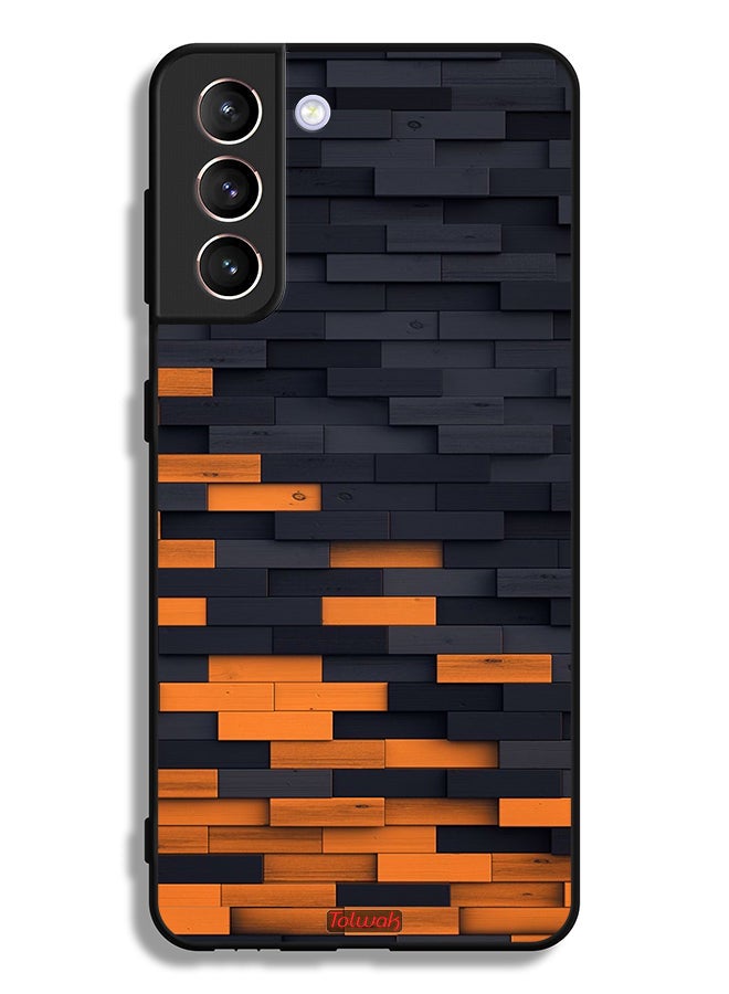Tolwak Samsung Galaxy S21 Plus 5G Protective Case Cover Wooden Wall - Image 3