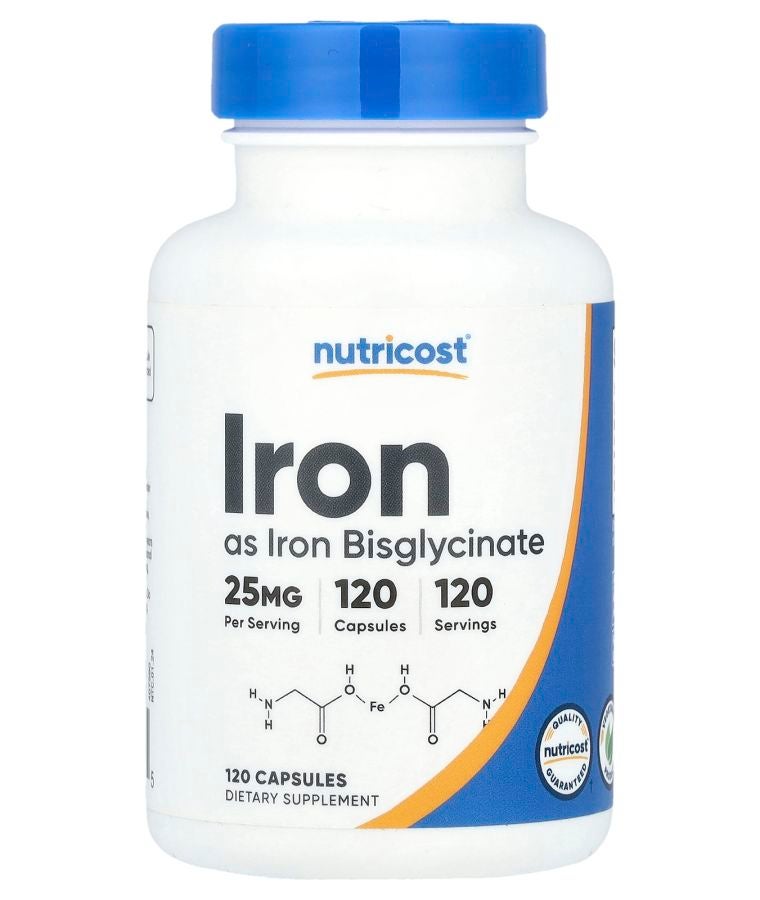 Iron 25 mg  120 Capsules