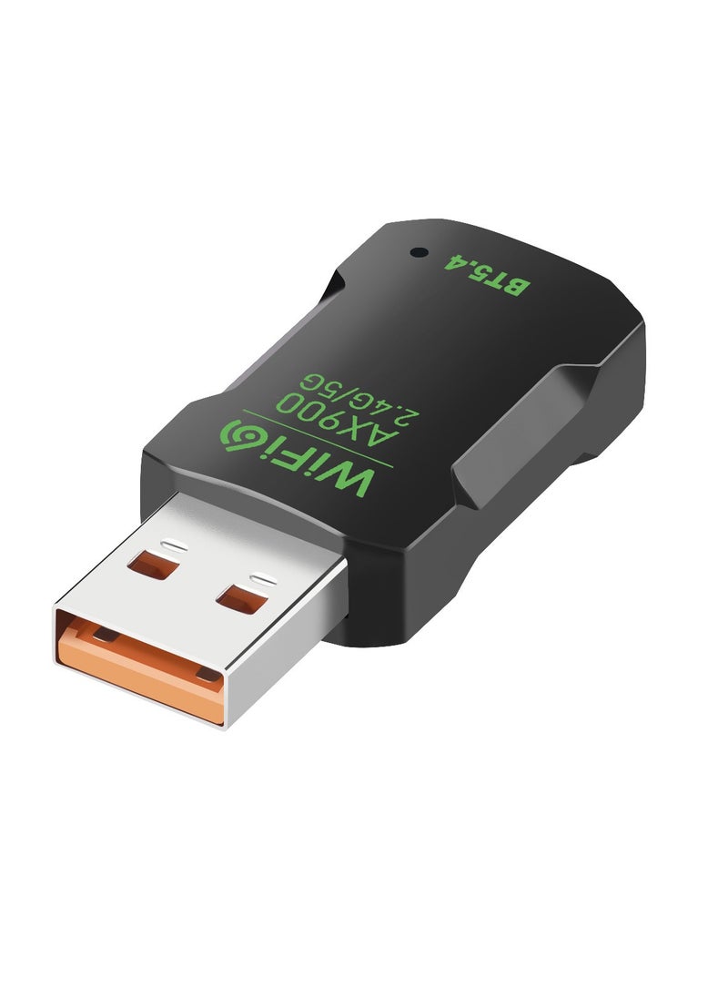 أوليسون USB واي فاي محول بلوتوث ، 900 ميغابايت في الثانية مزدوج النطاق 2.4 / 5 جيجاهرتز شبكة لاسلكية جهاز استقبال خارجي - لا حاجة إلى سائق ، ميني واي فاي دونجل للكمبيوتر الشخصي / الكمبيوتر المحمول / سطح المكتب ، دعم ويندوز 11/10/8/7 / فيستا / إكس بي  - Image 1