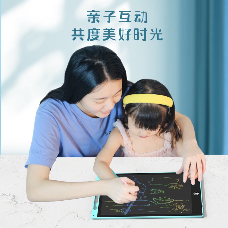 لوحة كتابة LCD ملونة بحجم 8.5 بوصة للأطفال لوح رسم إلكتروني لوح كتابة سبورة أطفال - Image 5