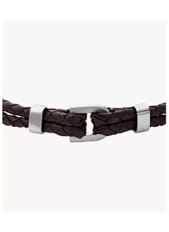 FOSSIL Bracelet for Men, D-link leather bracelet, Length: 213mm, Width: 13mm  - Image 3