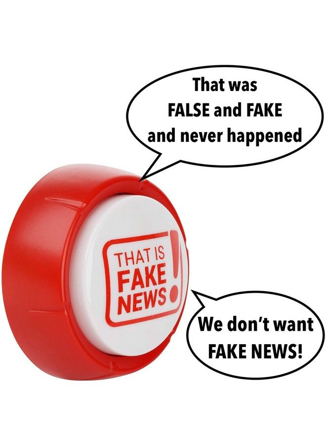 Donald Trump Fake News Button 11 Fake News Quotes In Real Voice Talking Gag Gift Desk Item Gag Accessories Gifts For Men And Women Funny Merchandise Stuff Batteries Included - Image 5