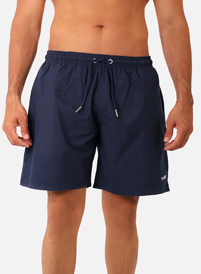 WHITE RABBIT Side Pockets Plain Swim Shorts  - Image 1