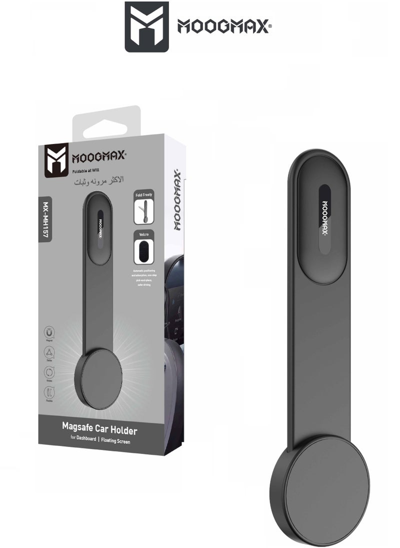 MOOGMAX - MX-MH157 Strong Foldable Magsafe Car Mount, Magnetic Phone Holder for Cars, suitable for Iphone, Samsung, Huawei. from Moogmax - Image 1