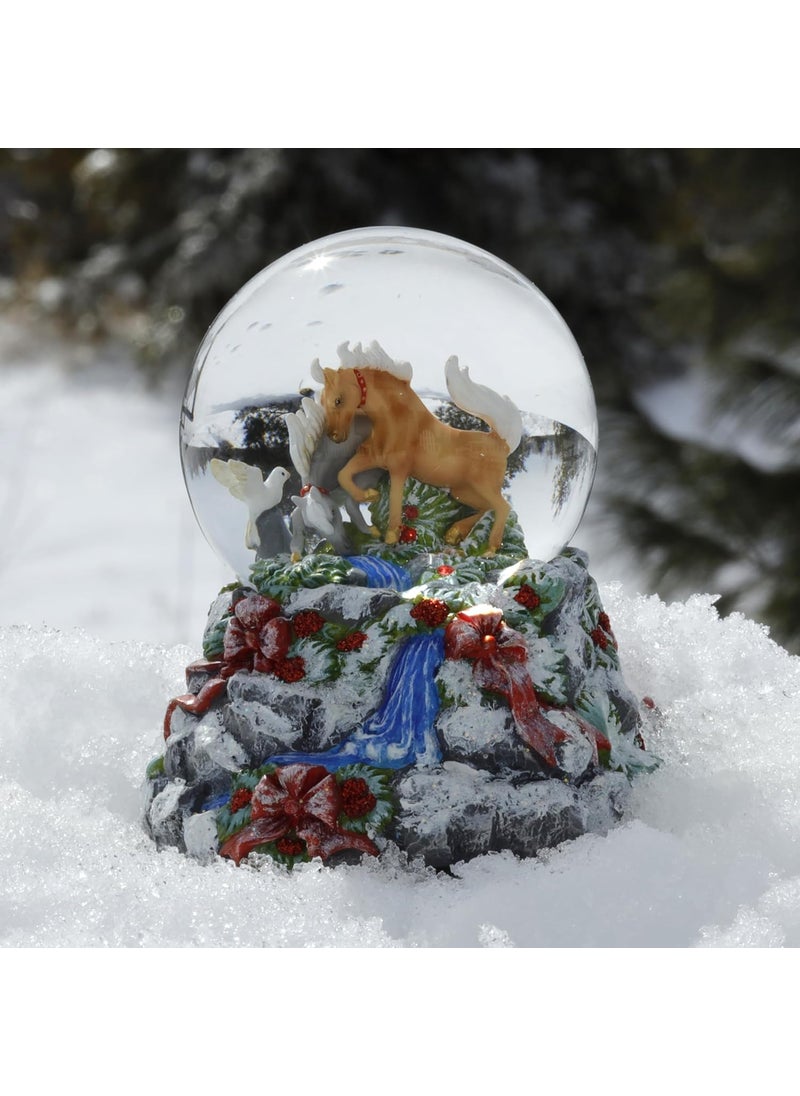 Breyer Breyer Horses 2024 Holiday Collection  Winter Woodland  Musical Snow Globe  - Image 4