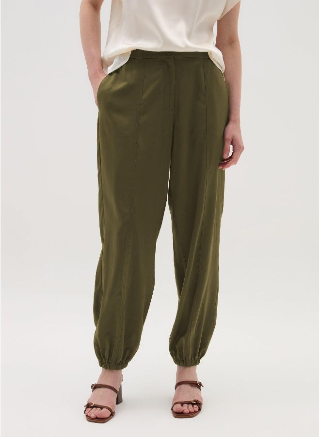 Ovs Pull-on trousers with raised stitching - Image 2