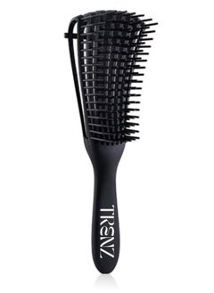 TRENZ Detangling Brush for Curly Hair - Gentle for Hair Styling - Easy to Carry, Lightweight-Curly hair comb for styling and detangling curly hair  - Image 1