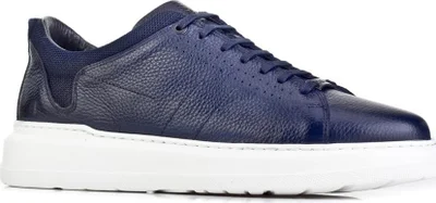 كاباني Men's Gelastryn Flexible Light Sole Lace Up Casual Shoes 184M1392 Navy Blue