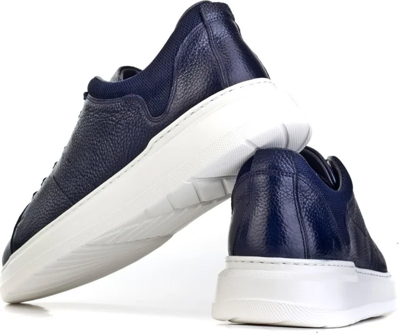 كاباني Men's Gelastryn Flexible Light Sole Lace Up Casual Shoes 184M1392 Navy Blue