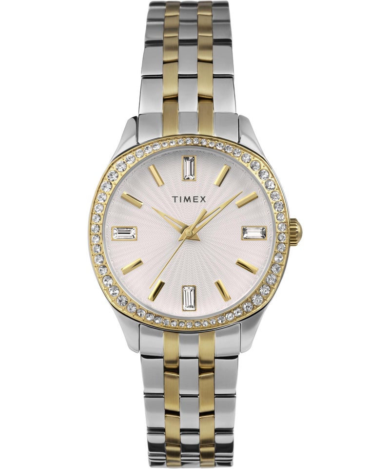 Timex Women's Ariana 36mm Watch - Two-Tone Bracelet Silver-Tone Dial Two-Tone Case - Image 1