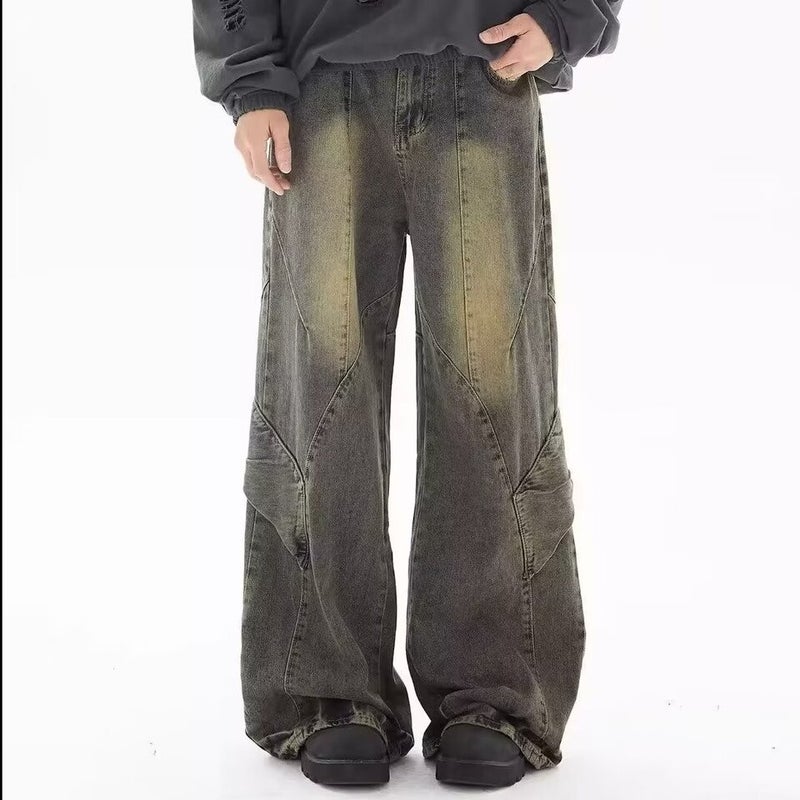 Unisex Classic Denim Jeans Loose Fit Daily Outdoor Wear - Image 5