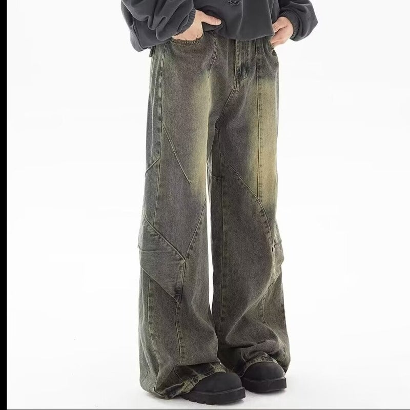 Unisex Classic Denim Jeans Loose Fit Daily Outdoor Wear - Image 4