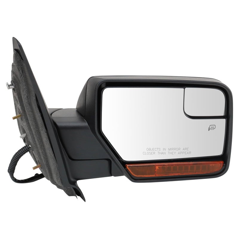 TRQ Right Mirror with Heat Manual Folding with Memory Passenger Side Compatible with 20122017 Ford Expedition FO1321486