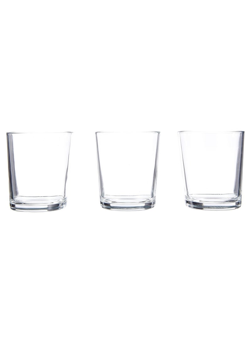 LAV 3 Pieces Paris Tumbler Set 295 Ml - Clear - Image 4