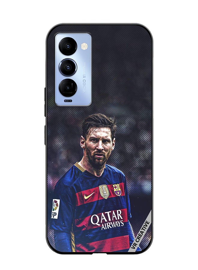 VR CREATIVE Protective Case Cover For Tecno Camon 18/18 P Messi Design Multicolour - Image 1