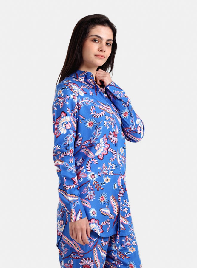 Carina Chic Cotton Printed Shirt - Image 2