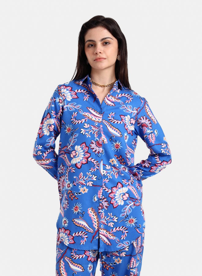 Carina Chic Cotton Printed Shirt - Image 1