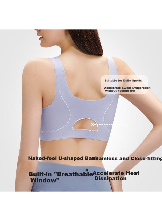 Mei Ya Ting Meiyating Women's Bra, Minimizing For Large Push-up, Anti-sagging, Wireless, Seamless, Sports, Beautiful Back, Side Support Vest Bra - Image 4