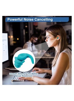 RATSAW 3 Pairs Ear Plugs Reusable Silicone Ear Plugs for Swimming Snorkeling and Other Water Sports Ear Plugs for Sleeping Noise Canceling  - Image 4