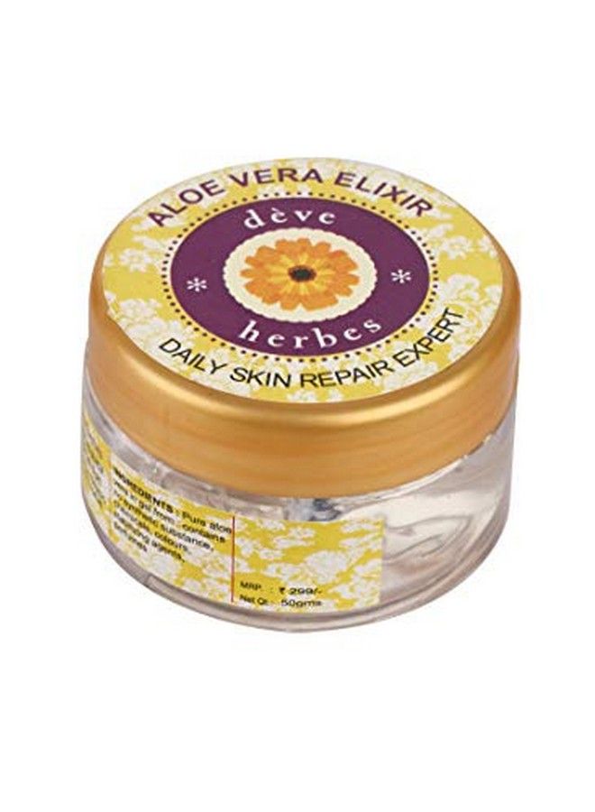 Deve Herbes 100% Natural Aloe Vera Elixir Daily Skin Repair Expert 50G - Image 1