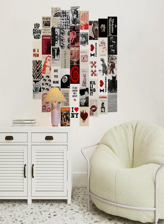 KBKBART 50Pcs Downtown Girl Room Decor, Y2k Wall Art Prints for Bedroom, Coquette Wall Collage Kit for Room Aesthetic, 4"x6" Vintage Photo Collage Kit Pictures, Retro Rockstar Posters Dorm Decor - Image 3