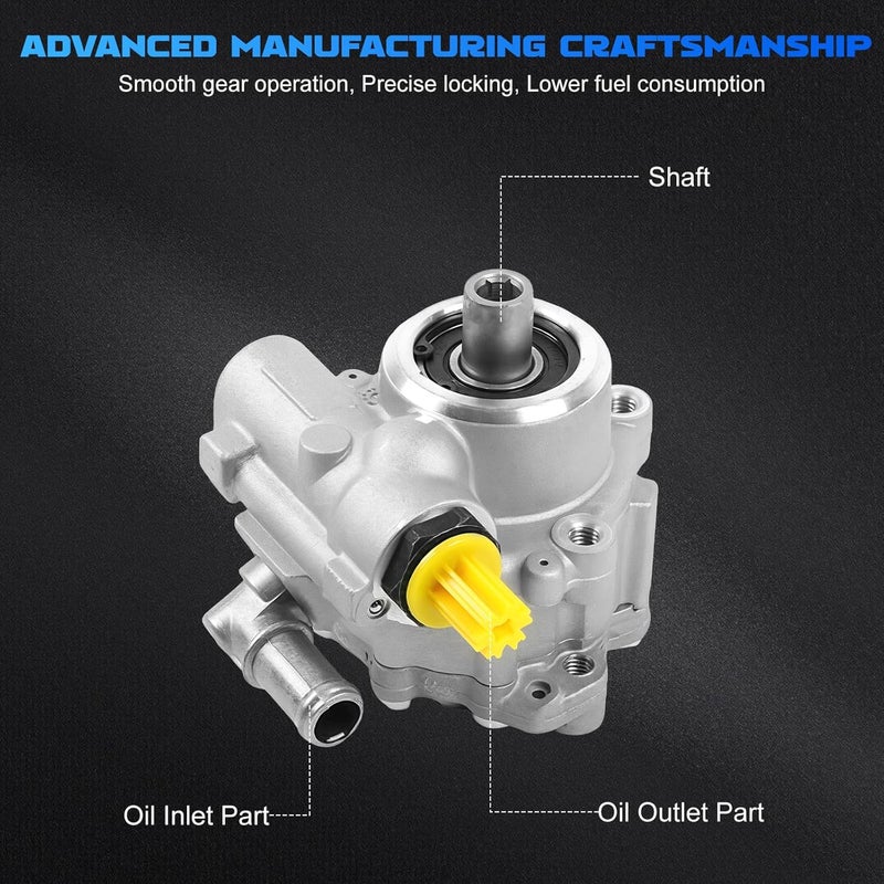 YOMALL Power Steering Pump 20-1002 for 2008-2014 CTS 3.0L and 3.6L - Image 3