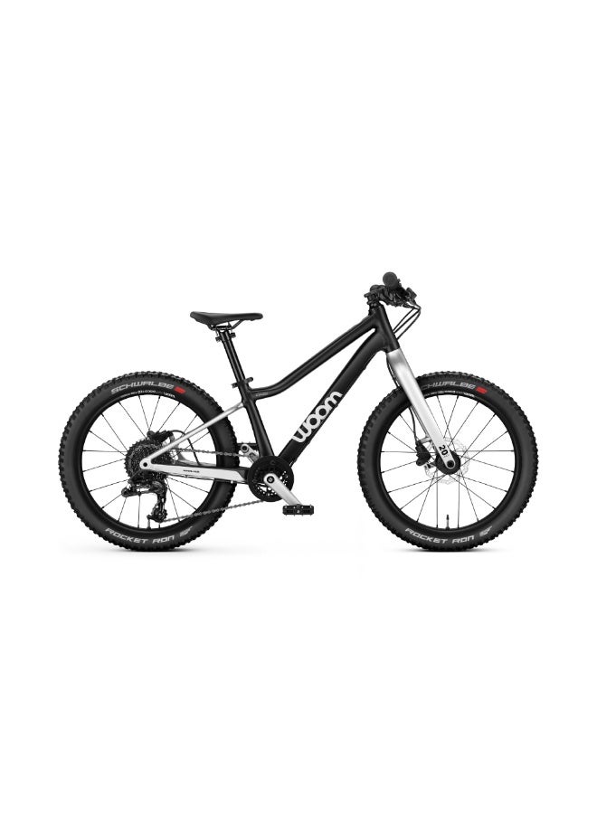 Woom 4 OFF Kids Mountain Bike | 20-inch Wheels | Lightweight Off-Road Junior Bicycle | Disc Brakes | Black - Image 1