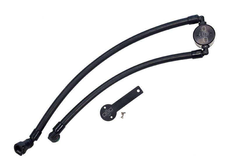 J&L Oil Separator Co. 3.0 Oil Separator Compatible with 2021-2023 Ram TRX 6.2L SC Passenger Side (Black) - Image 4