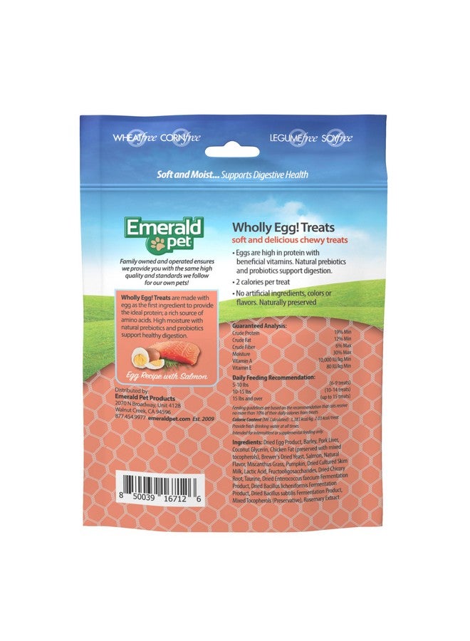 إميرالد بيت مكافآت القطط من إيميرالد بت، بيض كامل، لصحة الجهاز الهضمي - مكافآت ناعمة ورطبة لهضم صحي - بريبيوتيك وبروبيوتيك طبيعي لهضم القطط - مكافآت سمك السلمون، 2.5 أونصة - Image 2