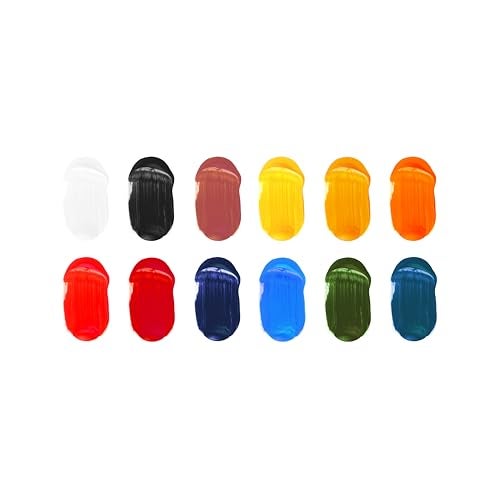 Camel Acrylic Color Box - 20Ml Tubes, 12 Shades - Image 3