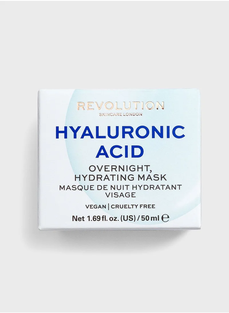 REVOLUTION Revolution Skincare Hyaluronic Acid Overnight Hydrating Face Mask