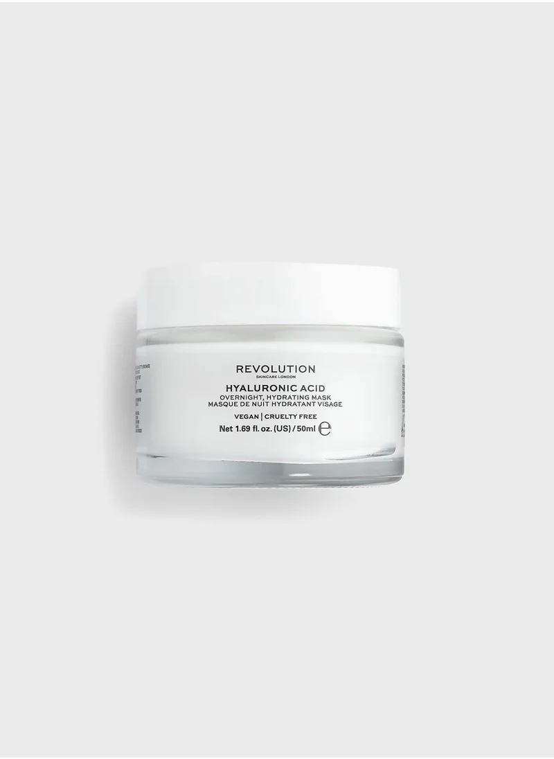 REVOLUTION Revolution Skincare Hyaluronic Acid Overnight Hydrating Face Mask