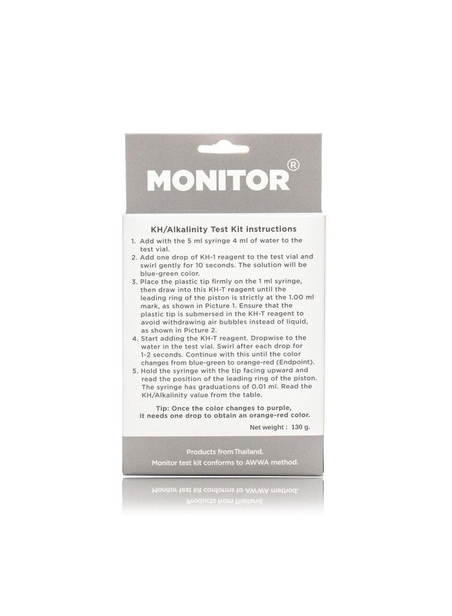 Generic Monitor Alkalinity Test KIT for Coral & Reef (120 Tests)  - Image 3
