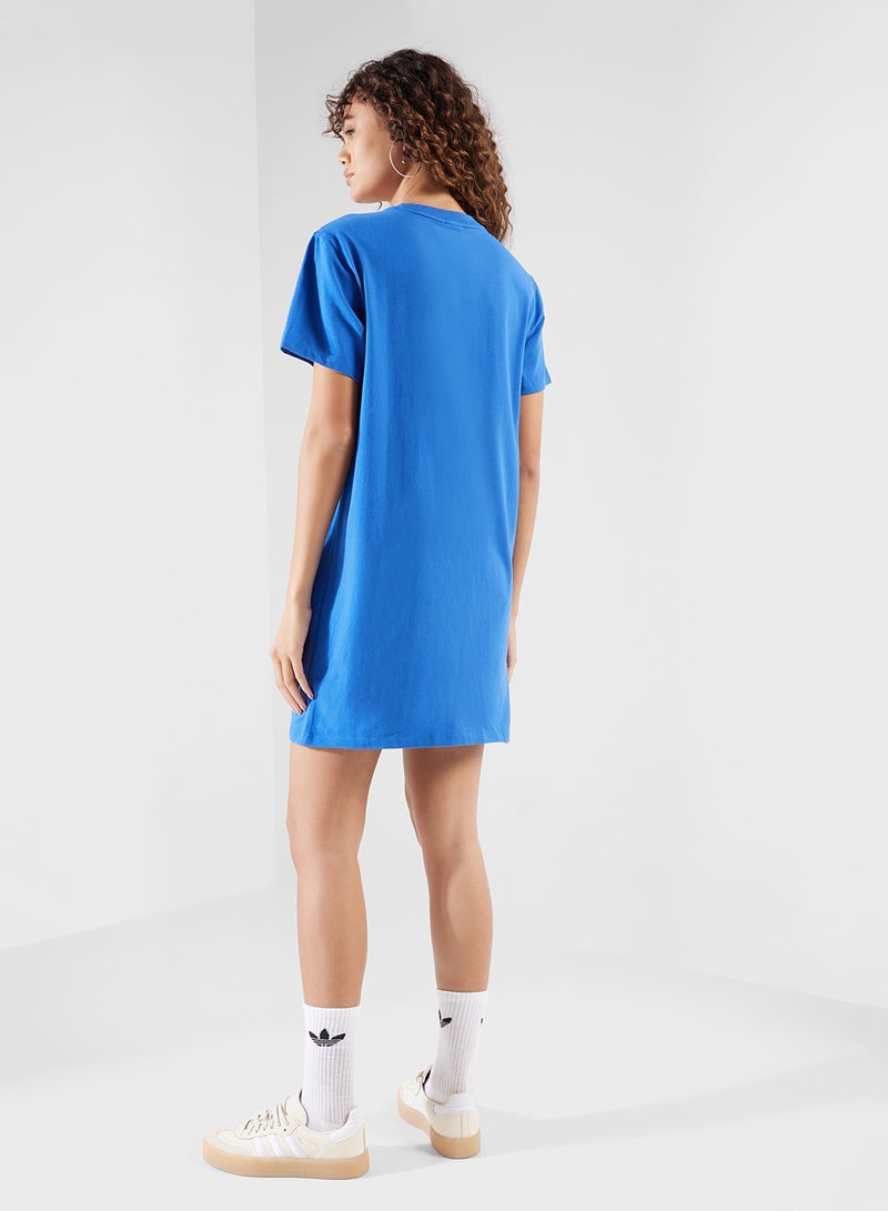 adidas Originals Graphic Print T-Shirt Dress - Image 2