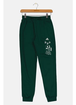 Adidas Kids Girl Sportswear Fit Outdoor Sweatpants, Green  - Image 1