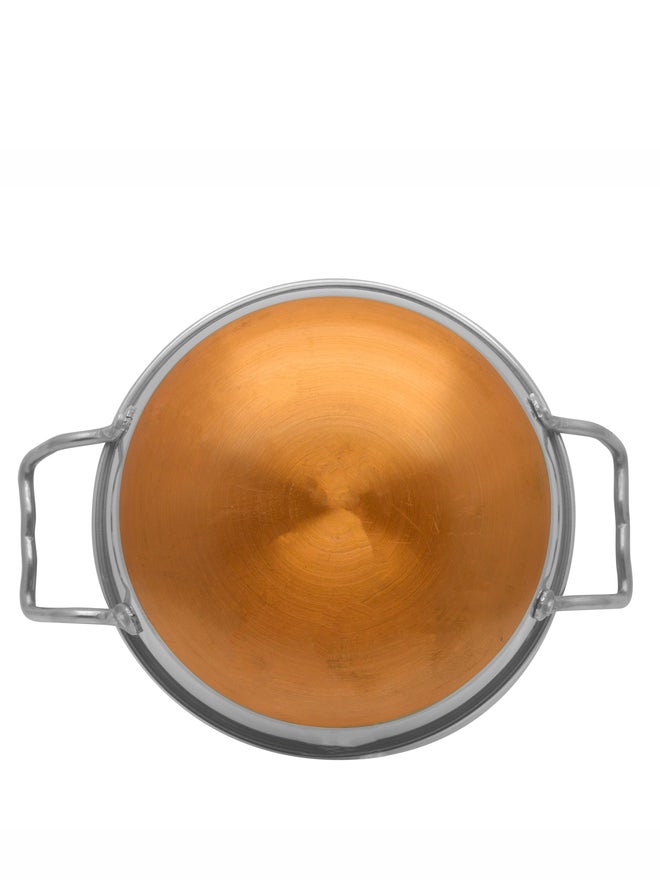 RAJ قدر راج بقاع نحاسي 21 سم - Image 3