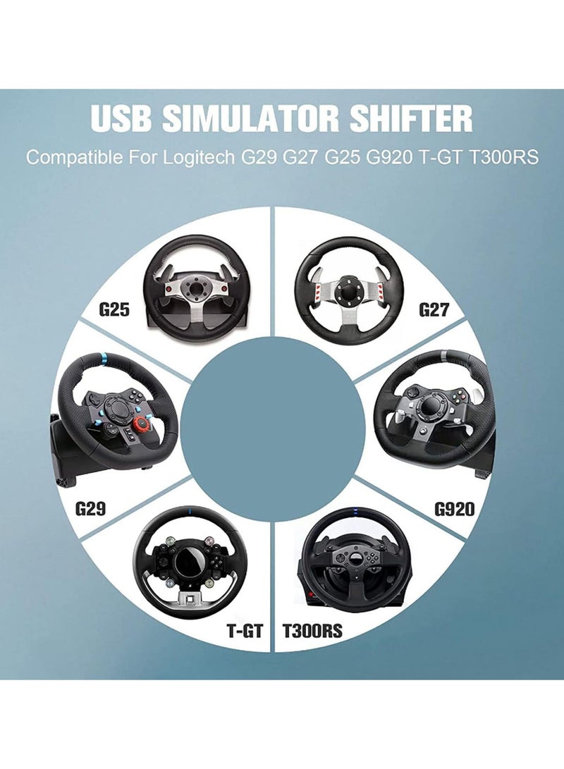 GGOOT USB H Gearshifter, USB Gear Shifter Plug and Play for T300 - Image 2