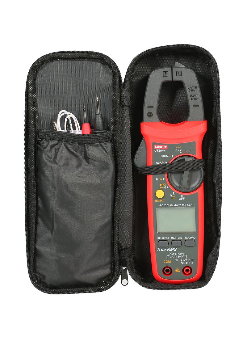 UNI-T UT204+ 6000 Counts Digital Clamp Meter True RMS Multimeter Clamp Ammeter Voltage Meter NCV Test Universal Meter Tester AC/DC Current Clamp Tester -40~1000℃ Temperature Measurement LIVE Test - Image 5