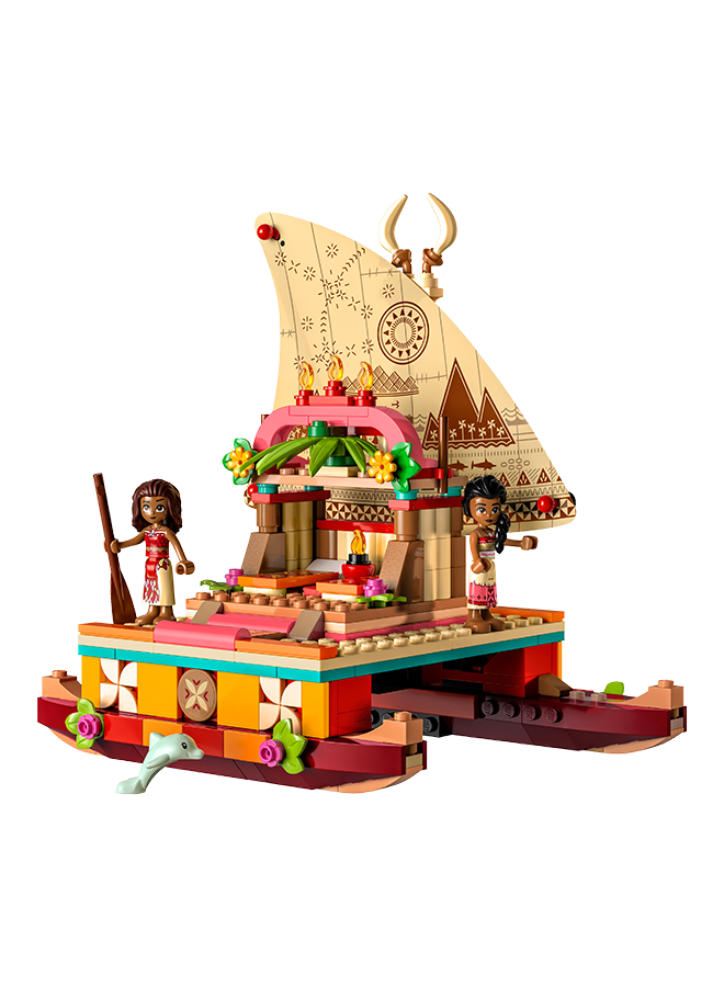 LEGO Disney Moana’S Wayfinding Boat 43210 Building Toy Set; A Creative Set That Makes A Fun Birthday Gift; Kids Can Build Their Own Catamaran From The Film; Made For Kids And Fans Aged 6 And Over (321 Pieces)